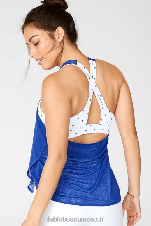 femmes débardeur à soutien-gorge intégré ryan B0B6R2381 logo baja supernova/blanc Fabletics
