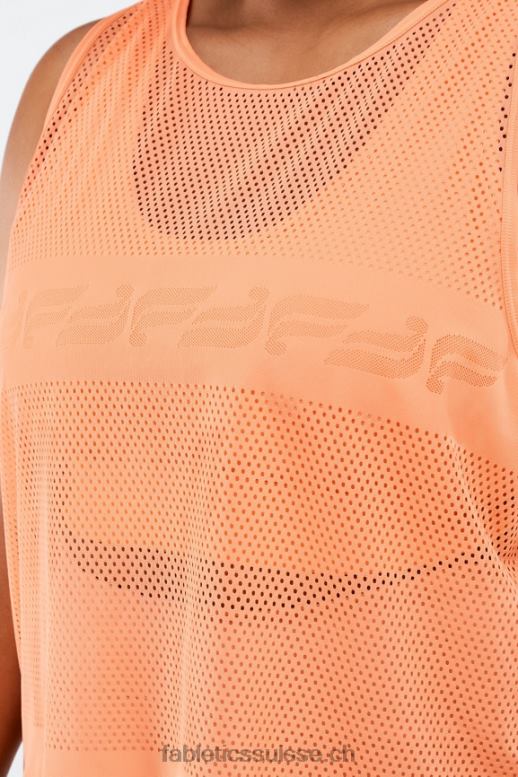 femmes débardeur wilder sculptknit B0B6R2335 explosion d\'orange Fabletics