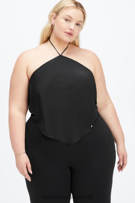 femmes haut foulard B0B6R2279 noir Fabletics