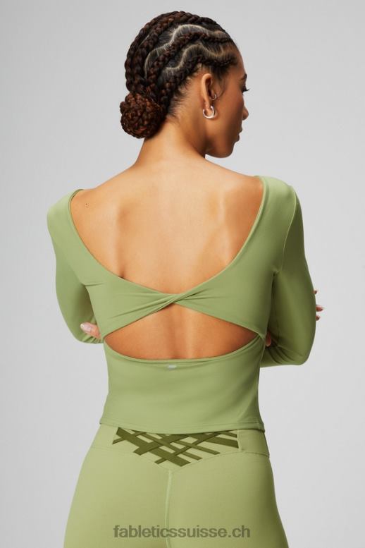 femmes haut à manches longues avec soutien-gorge intégré oasis twist B0B6R2196 violon Fabletics