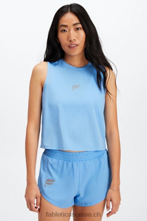 femmes phoenix respire réservoir musculaire B0B6R2263 évasion de l'île/logo réfléchissant Fabletics