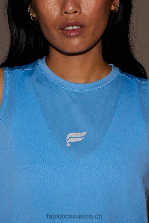 femmes phoenix respire réservoir musculaire B0B6R2263 évasion de l\'île/logo réfléchissant Fabletics