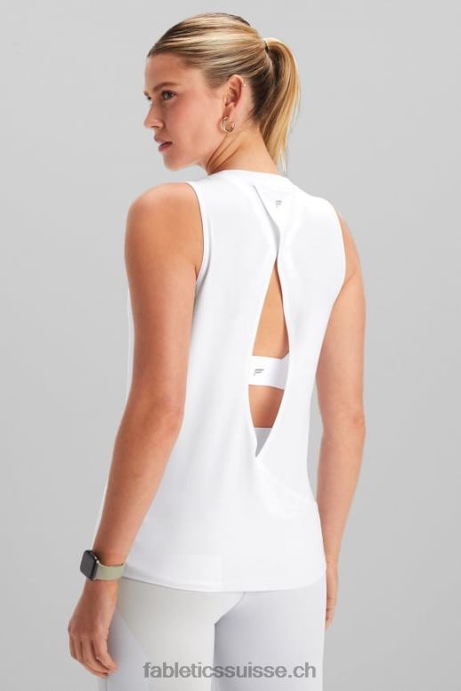 femmes réservoir arrière ouvert dry-flex B0B6R2118 blanc classique Fabletics