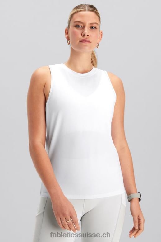 femmes réservoir arrière ouvert dry-flex B0B6R2118 blanc classique Fabletics