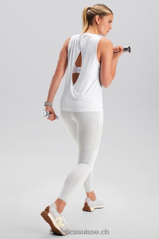 femmes réservoir arrière ouvert dry-flex B0B6R2118 blanc classique Fabletics