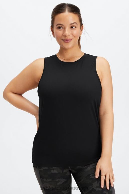 femmes réservoir arrière ouvert dry-flex B0B6R2119 noir Fabletics