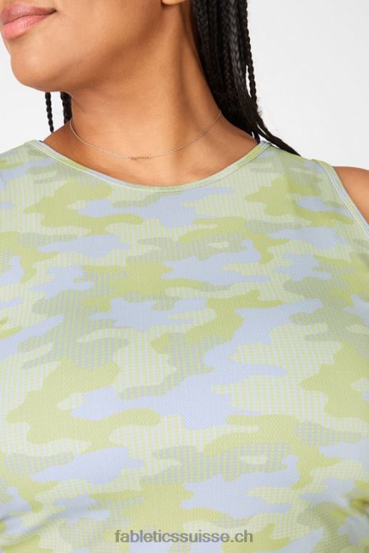 femmes réservoir de culture ressler B0B6R2347 camouflage gris à pois Fabletics