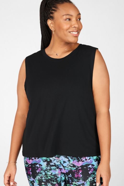 femmes réservoir de muscle de jade B0B6R2351 noir Fabletics