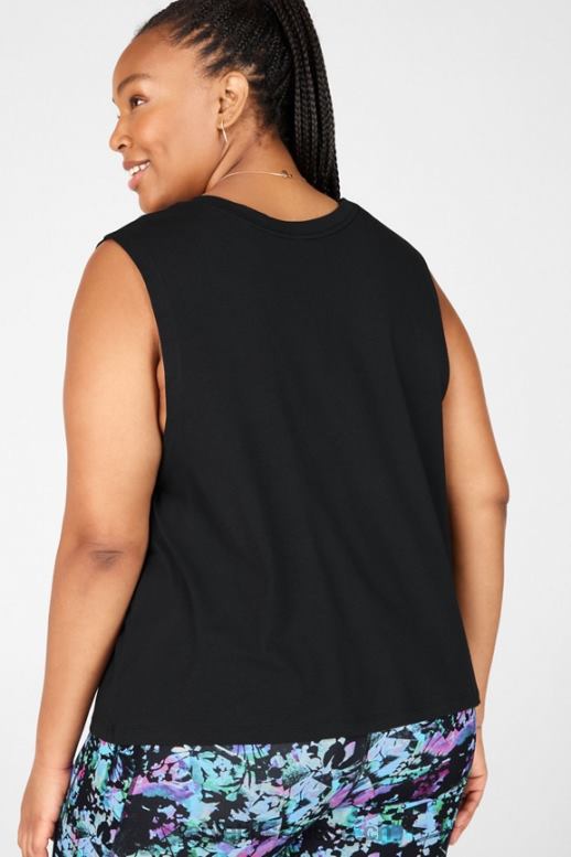 femmes réservoir de muscle de jade B0B6R2351 noir Fabletics