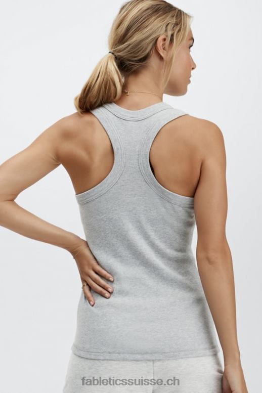 femmes réservoir de tinsley B0B6R2323 gris clair chiné Fabletics