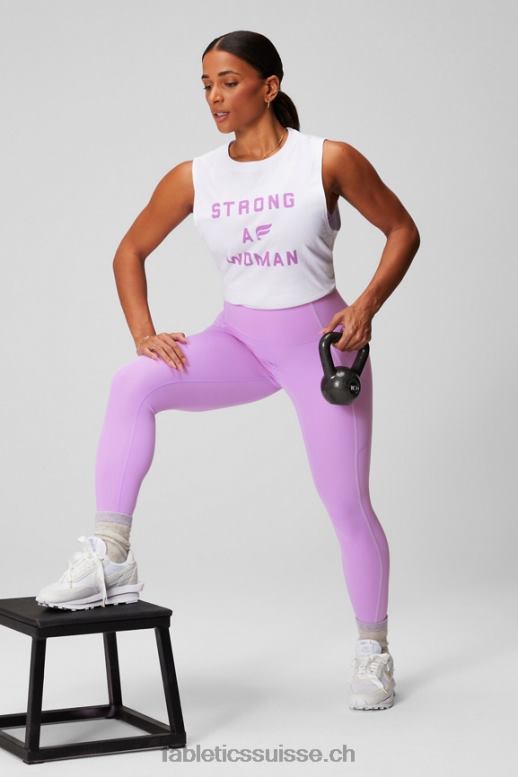 femmes réservoir musculaire de la journée internationale B0B6R2168 blanc classique/graphique Fabletics