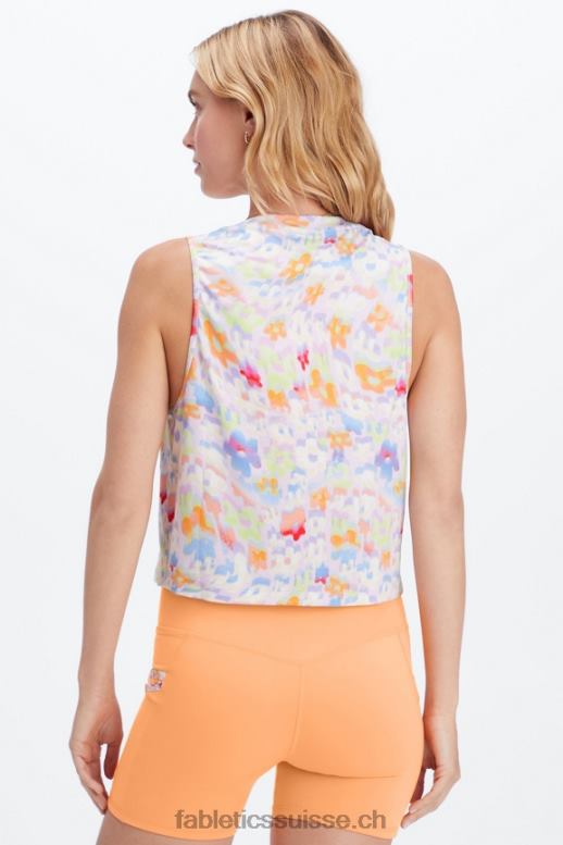 femmes réservoir musculaire dry-flex B0B6R2206 club floral/athlétique nouvelle vague Fabletics