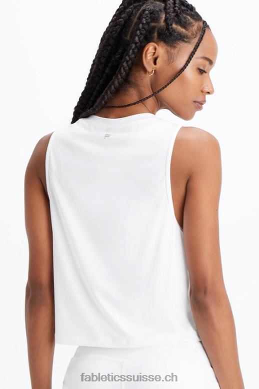 femmes réservoir musculaire dry-flex B0B6R2209 blanc brillant Fabletics