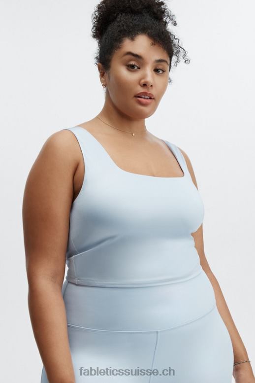 femmes soutien-gorge intégré Lydia Shine B0B6R2294 bleu poudré irisé Fabletics