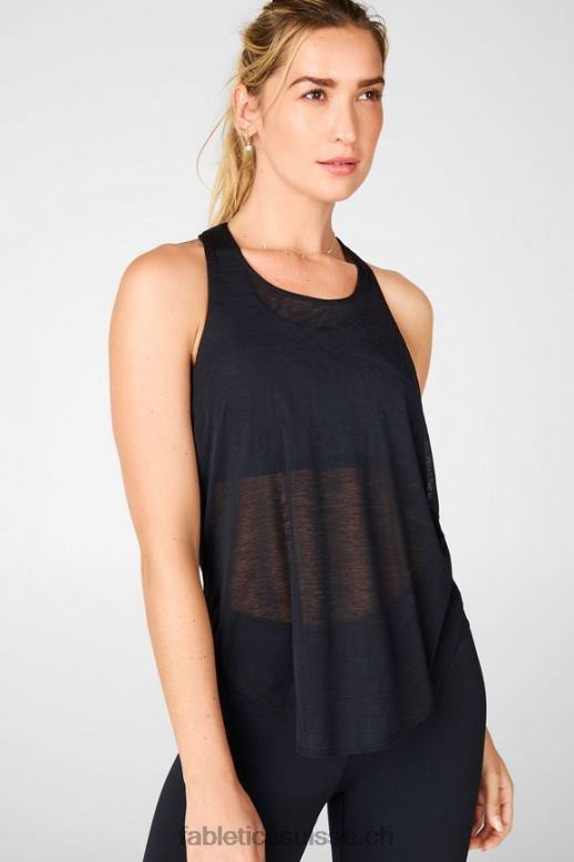 femmes soutien-gorge intégré boost B0B6R2385 teinture cravate noire/rose Fabletics