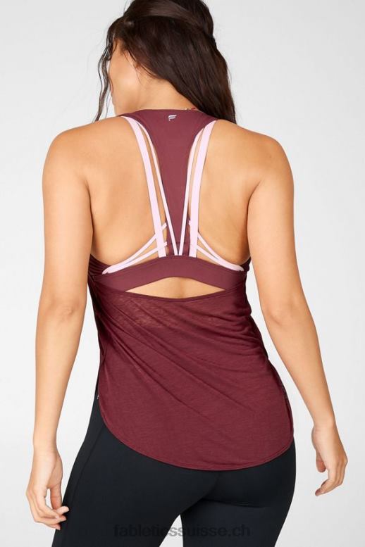 femmes soutien-gorge intégré boost B0B6R2386 rouille/rose perle Fabletics