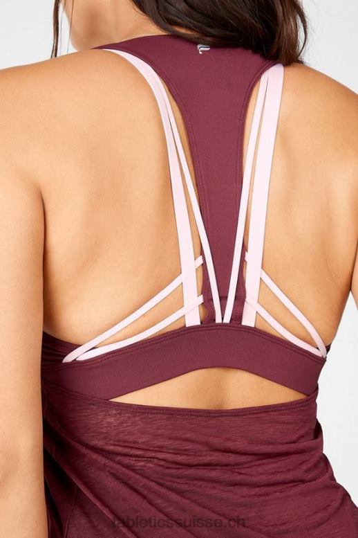 femmes soutien-gorge intégré boost B0B6R2386 rouille/rose perle Fabletics