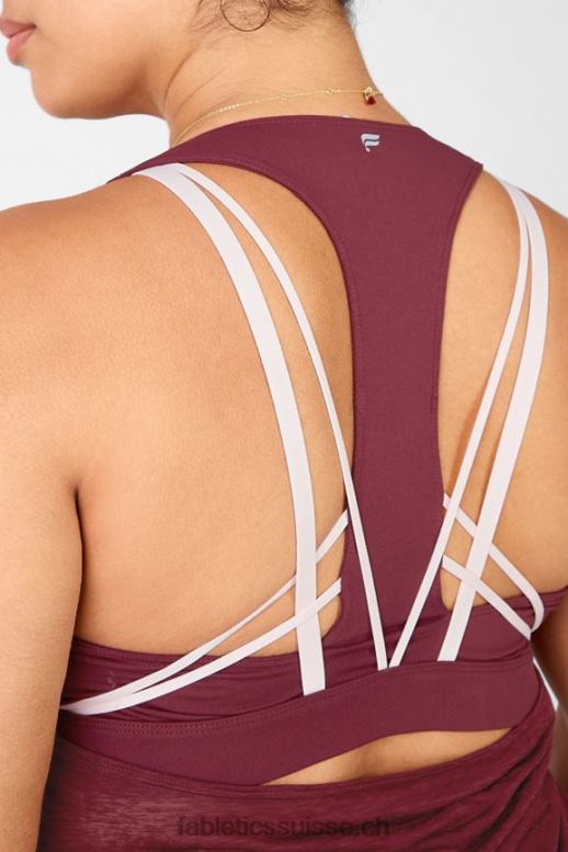 femmes soutien-gorge intégré boost B0B6R2387 rouille/rose perle Fabletics