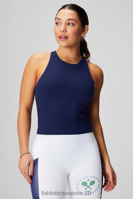 femmes soutien-gorge intégré à bretelles B0B6R2131 marine collégiale Fabletics