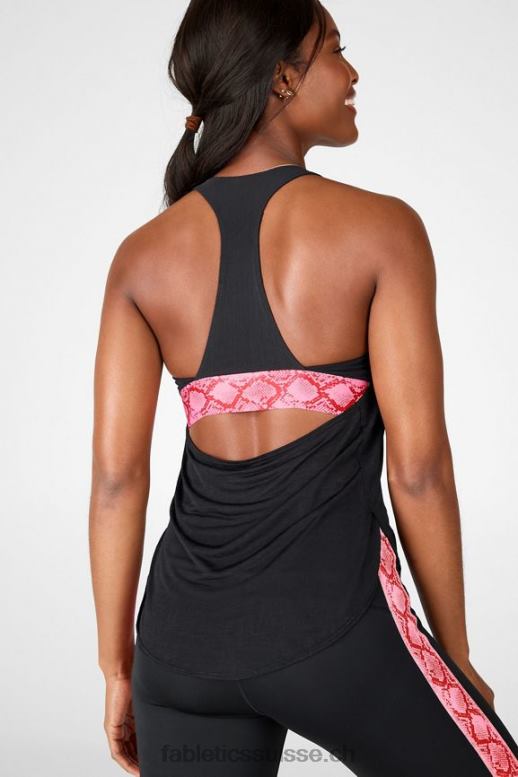 femmes soutien-gorge intégré ryan tank ii B0B6R2377 python noir/kaki Fabletics