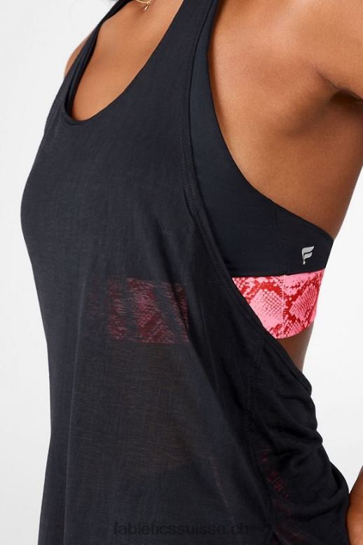 femmes soutien-gorge intégré ryan tank ii B0B6R2377 python noir/kaki Fabletics