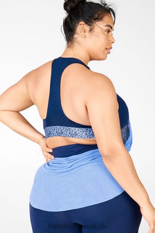 femmes soutien-gorge intégré ryan tank ii B0B6R2379 marine/marine tacheté Fabletics
