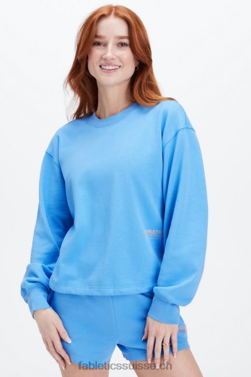 femmes col ras du cou court et léger B0B6R2654 évasion insulaire/club d'athlétisme Fabletics