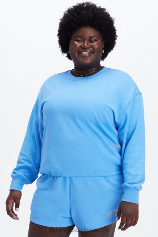 femmes col ras du cou court et léger B0B6R2655 évasion insulaire/club d'athlétisme Fabletics