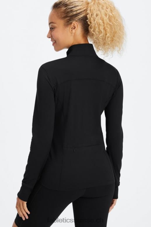 femmes couche intermédiaire à demi-zip phoenix B0B6R2583 noir Fabletics