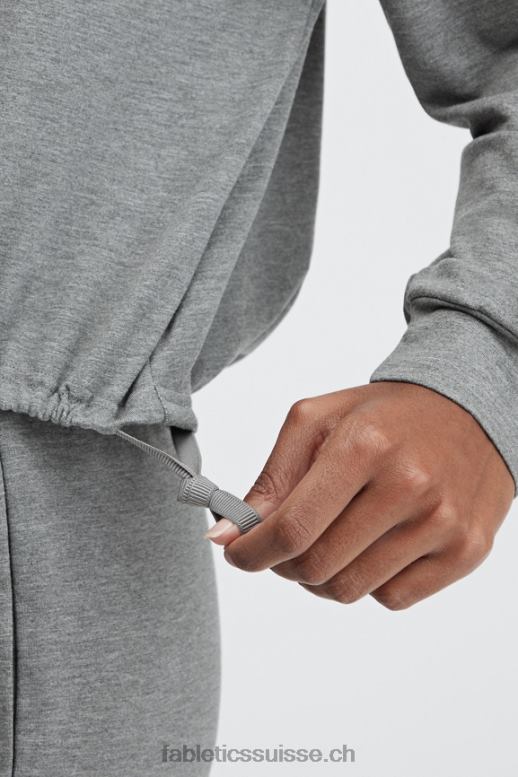 femmes pull cintré de luxe B0B6R2427 bruyère anthracite Fabletics