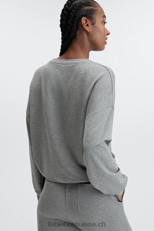 femmes pull cintré de luxe B0B6R2427 bruyère anthracite Fabletics