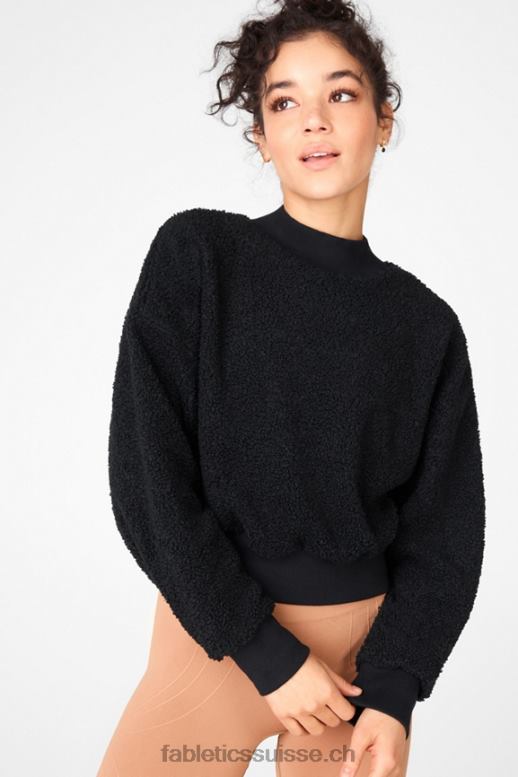 femmes pull polaire malia B0B6R2551 noir Fabletics
