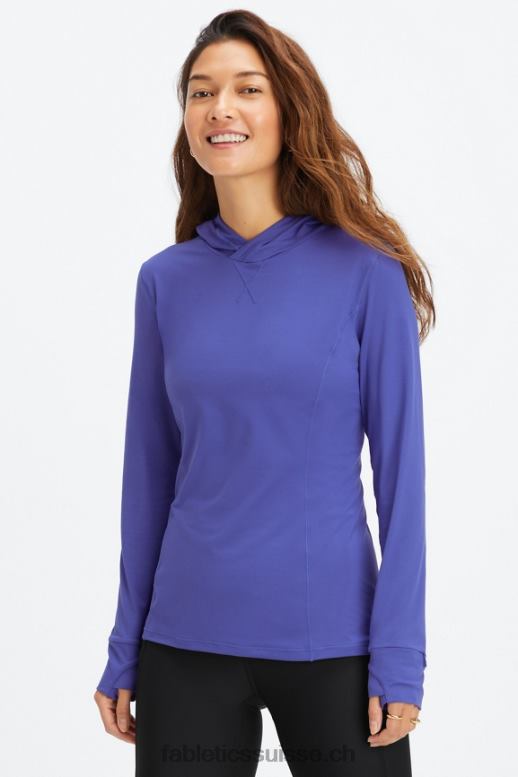 femmes sweat à capuche Phoenix Run B0B6R2466 indigo Fabletics