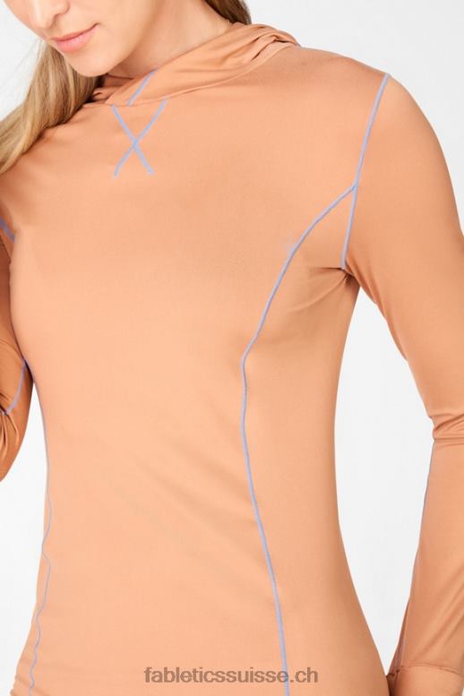 femmes sweat à capuche Phoenix Run B0B6R2470 paysage dérivant/iris pâle Fabletics