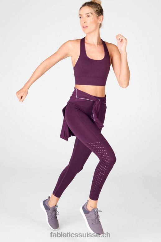 femmes sweat à capuche Phoenix Run B0B6R2471 prune parfaite/violette Fabletics