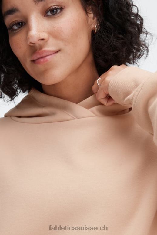femmes sweat à capuche eco go-to pocket B0B6R2518 chêne Fabletics
