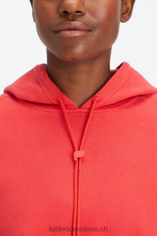 femmes sweat à capuche en polaire pour toujours B0B6R2492 merisier électrique lavé/blanc Fabletics