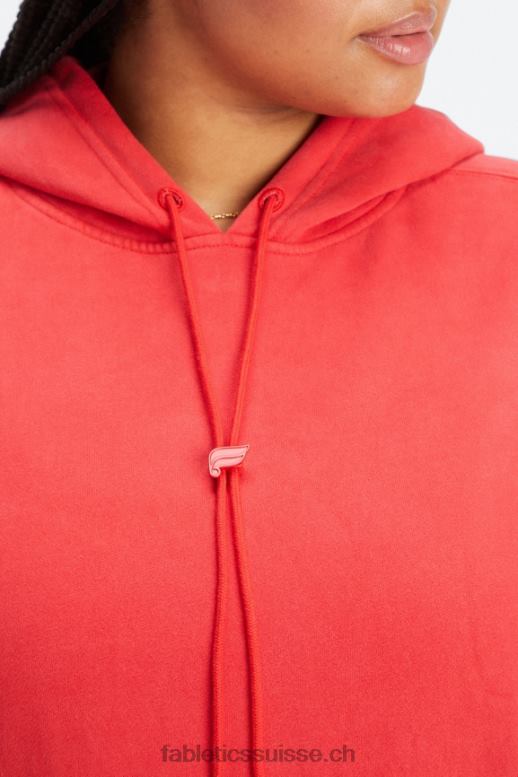 femmes sweat à capuche en polaire pour toujours B0B6R2493 merisier électrique lavé/blanc Fabletics