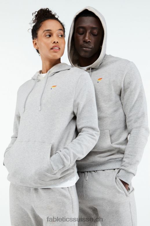 femmes sweat à capuche fierté B0B6R2527 Brume grise bruyère Fabletics
