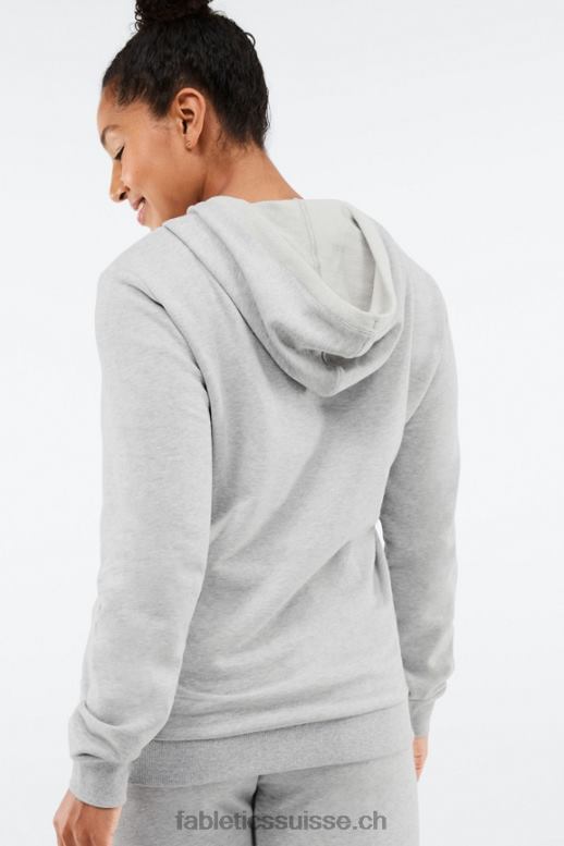femmes sweat à capuche fierté B0B6R2527 Brume grise bruyère Fabletics