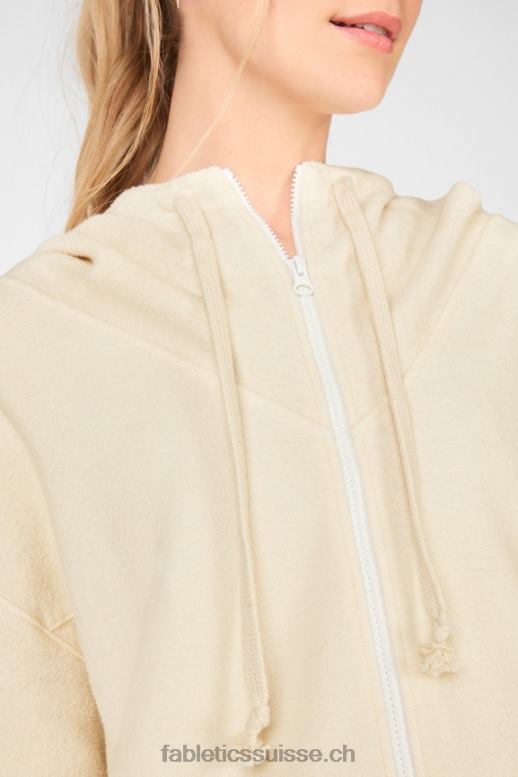 femmes sweat à capuche oversize écoresponsable B0B6R2700 avoine Fabletics