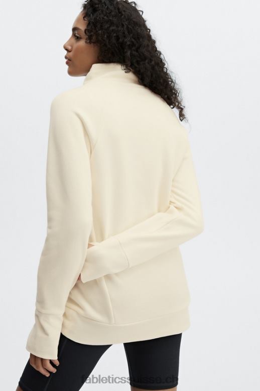 femmes tunique col cheminée zaylee B0B6R2501 blanc chaud Fabletics