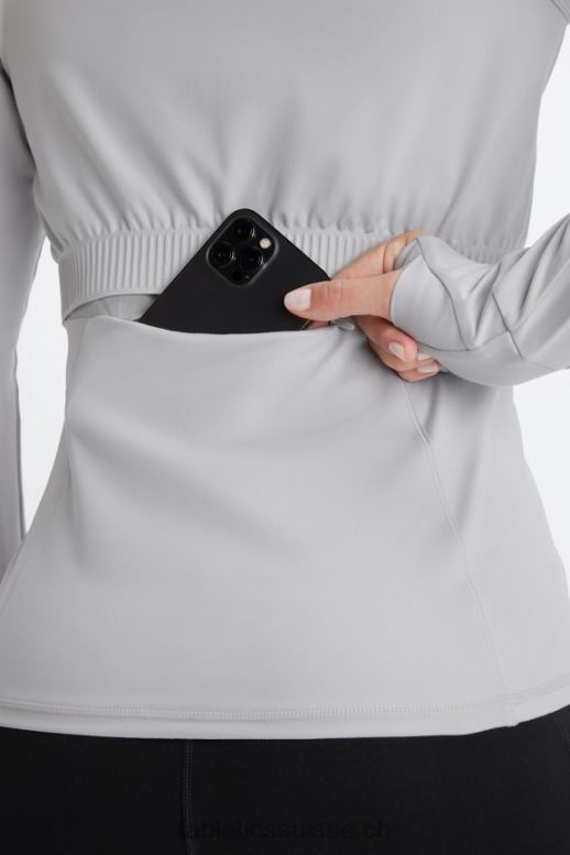 femmes veste de performance trinité B0B6R2571 gris minéral Fabletics