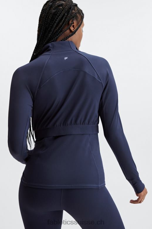 femmes veste de performance trinité B0B6R2572 bleu marine profond Fabletics