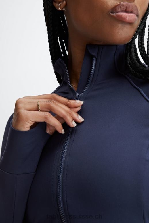 femmes veste de performance trinité B0B6R2572 bleu marine profond Fabletics