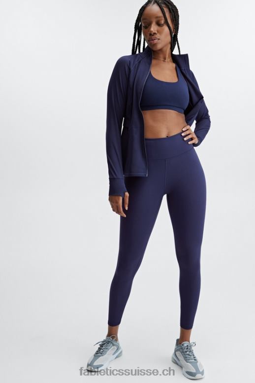 femmes veste de performance trinité B0B6R2572 bleu marine profond Fabletics