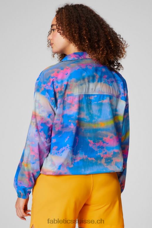 femmes coupe-vent poids mouche surdimensionné B0B6R2736 grand swelter/argent réfléchissant Fabletics