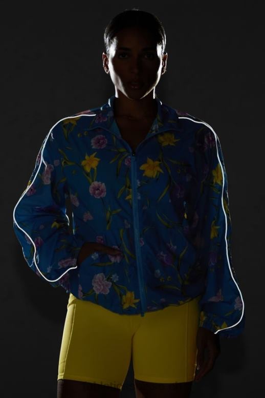 femmes coupe-vent poids mouche surdimensionné B0B6R2737 grand rêve de jonquille/argent réfléchissant Fabletics