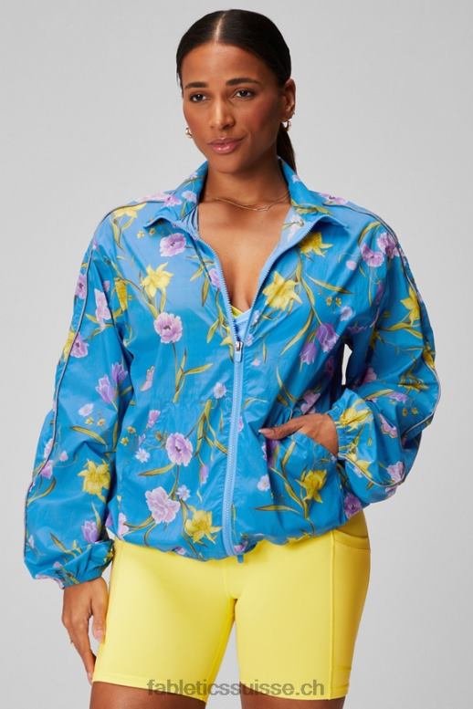 femmes coupe-vent poids mouche surdimensionné B0B6R2737 grand rêve de jonquille/argent réfléchissant Fabletics