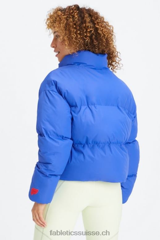 femmes doudoune courte Wander B0B6R2775 logo piscina/cerisier électrique Fabletics